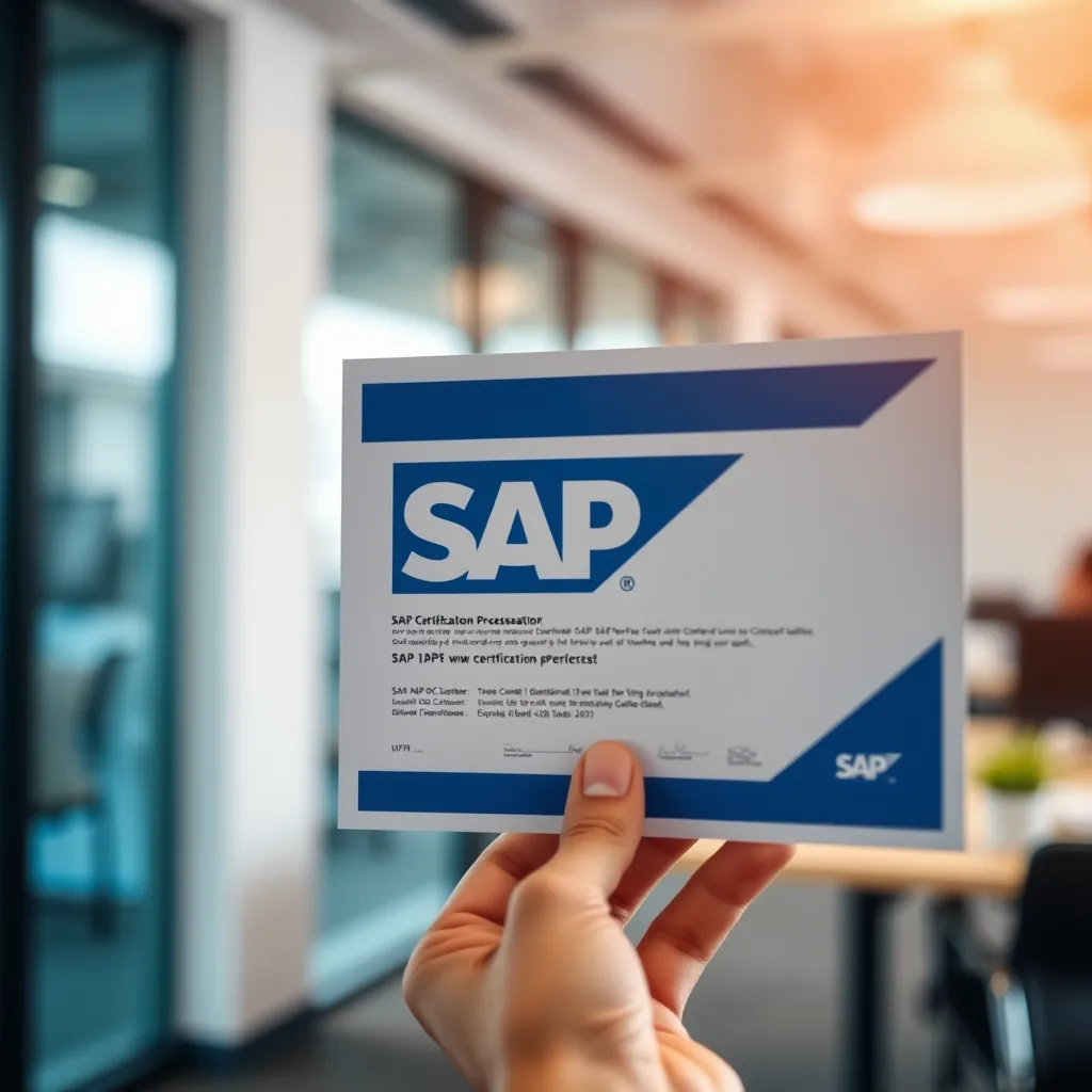 Kurs SAP z certyfikatem – jak go zdobyć?